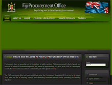 Tablet Screenshot of fpo.gov.fj